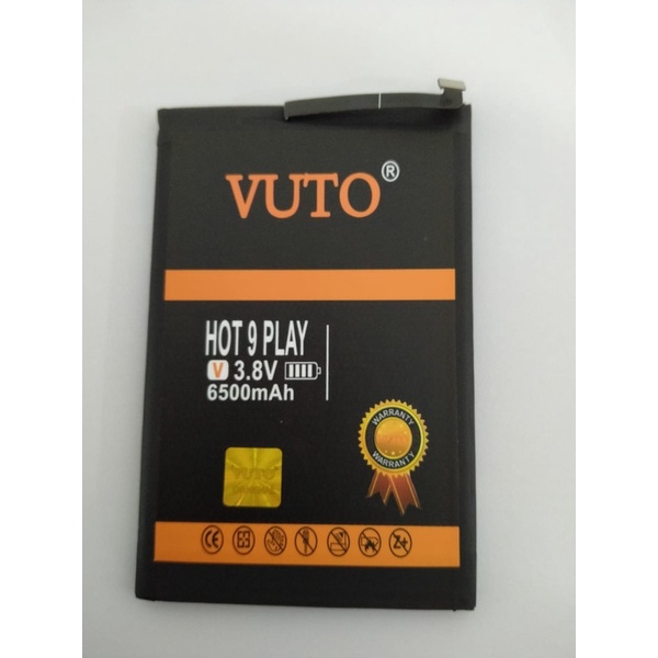 Battery Batere Batre Baterai Double Power Vuto Infinix hot 9 play X680 BL-58BX BL58BX