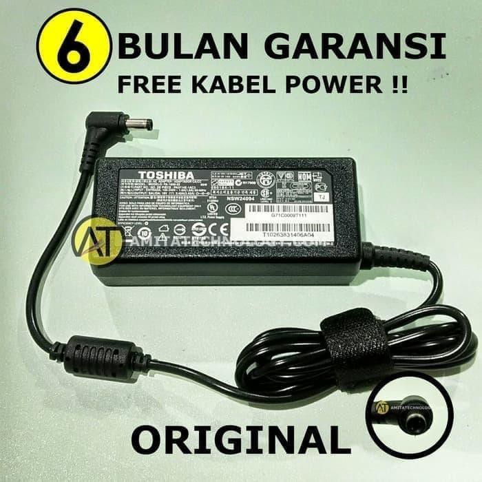 Promo ORIGINAL Adaptor Charger Laptop 19V 3.42A Toshiba C800D C840 C840D Berkualitas