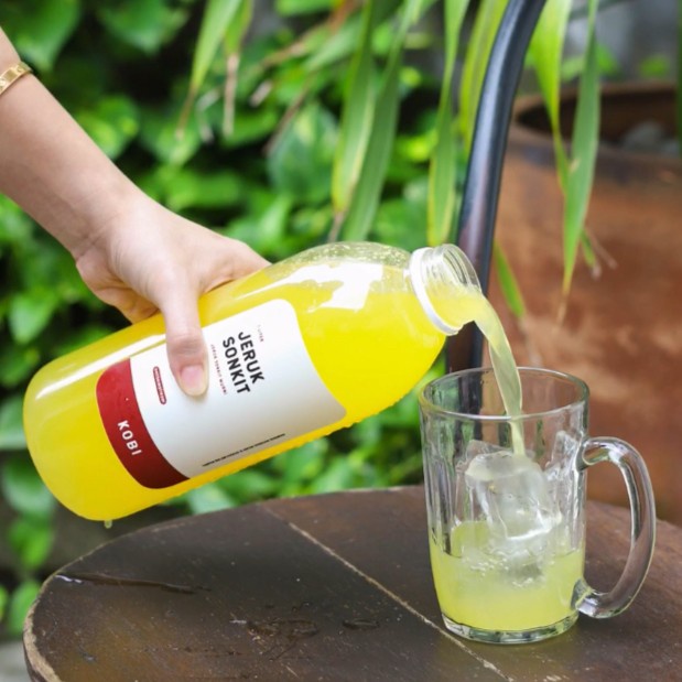 

(BISA COD) Es Jeruk Sonkit KOBI - 1000ml - Gula Campur