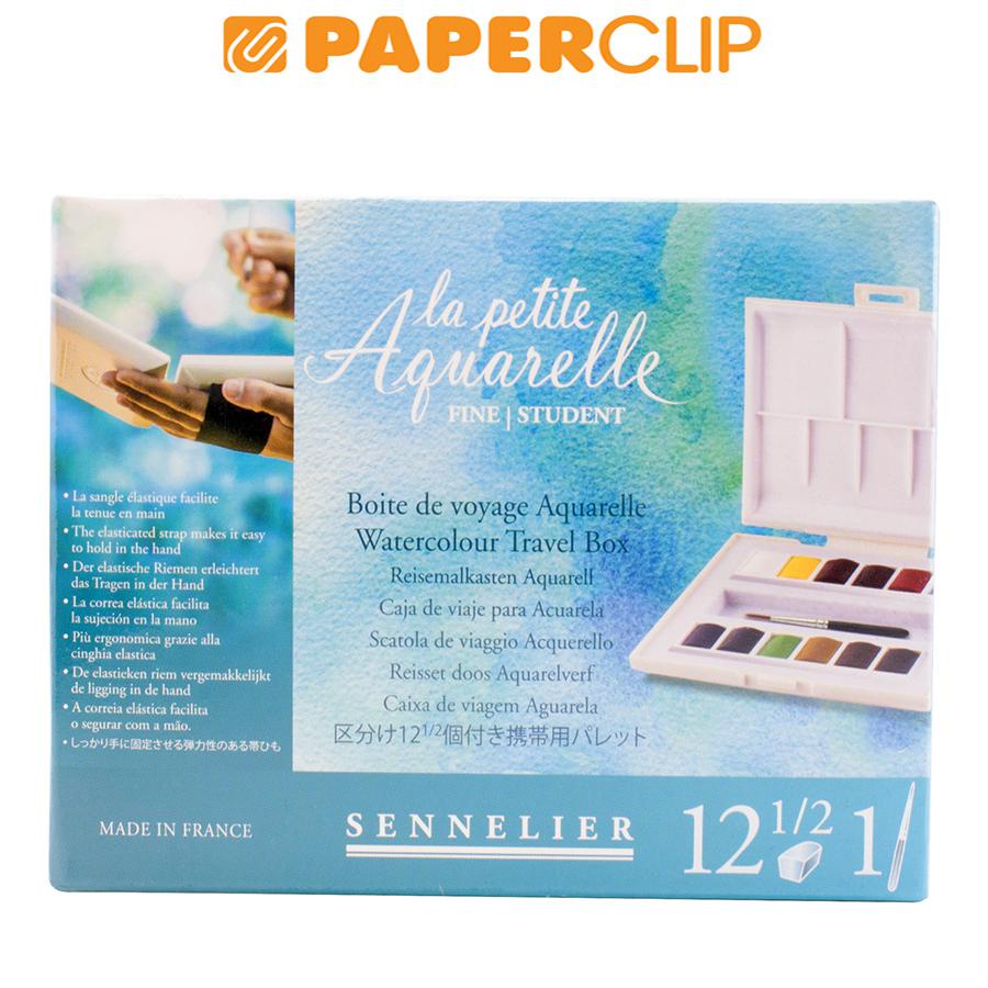 

CAT AIR SENNELIER SET 12 COLOR HALF PAN LA PETITE AQUAREL N131680.00W/C