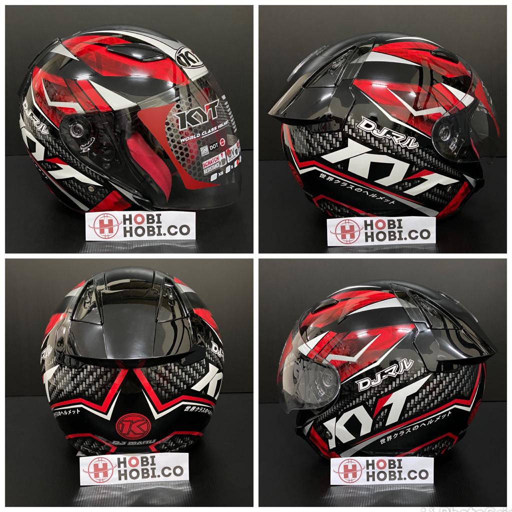 HELM KYT DJMARU MOTIF HELM  HALF FACE KYT DJ MARU CORAK-1
