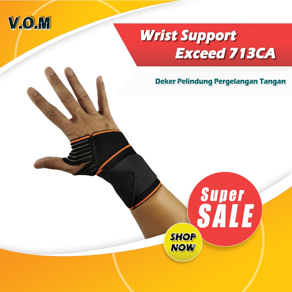 Wrist Support Exceed 713CA Deker Pelindung Pergelangan Tangan 0709