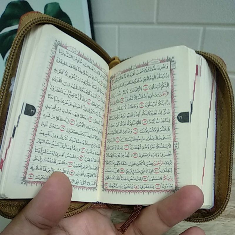 Al Quran Saku Mushaf Resleting Dian Rakyat A7