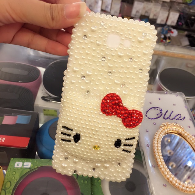 Hellokitty diamond case blinkcase swarovski type hp samsung a3 a5 a7 a8 2015 2016 2017 j5 j7 prime