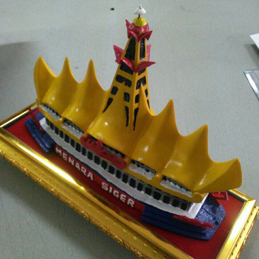 menara siger lampung bandar lampung hiasan oleh-oleh murah original