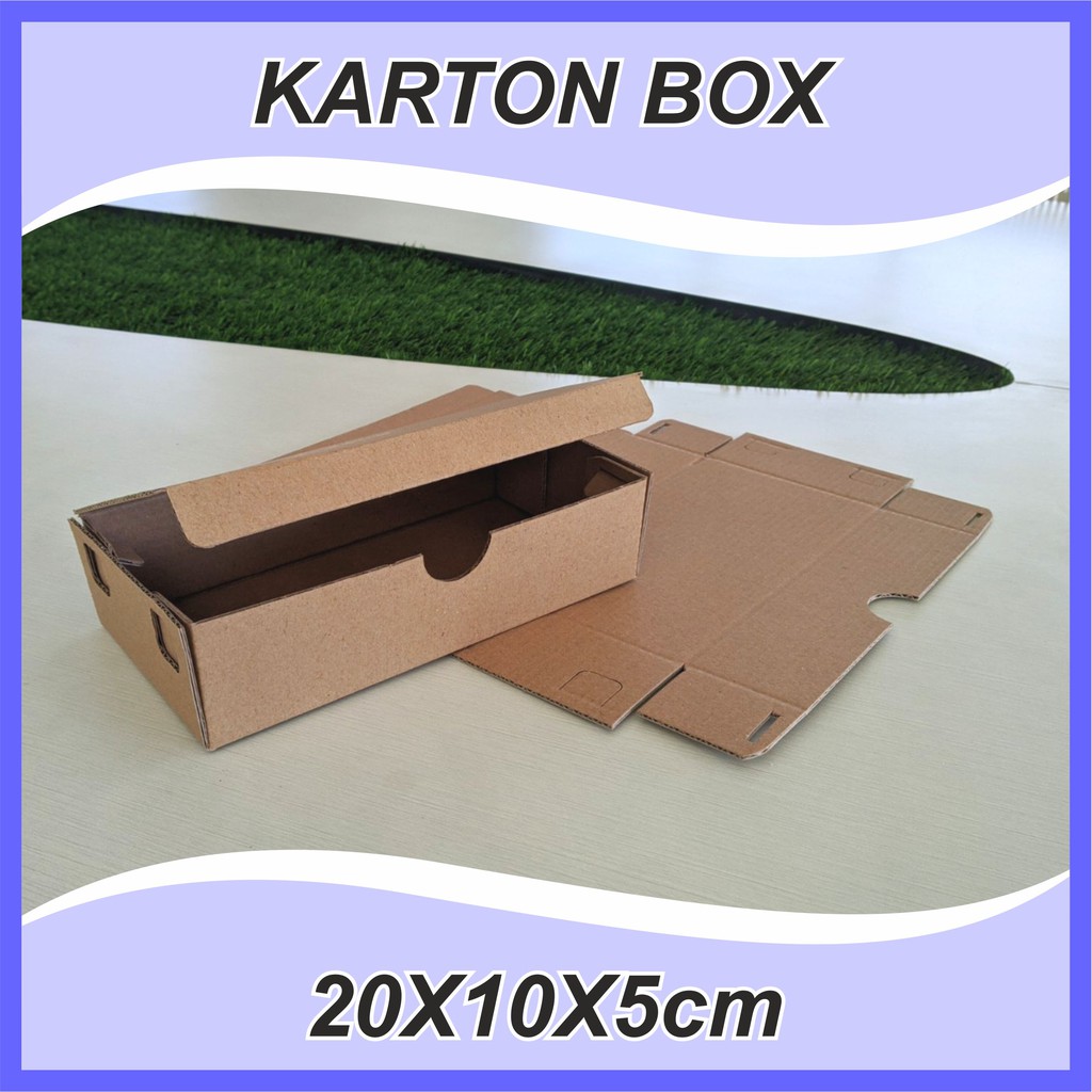 

Karton Box Polos 20x10x5 cm BF Kardus Packing Murah Box die cut box kue boxhampers box chasing hp