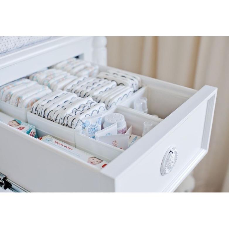 SEKAT LACI SET ISI 6PCS DRAWER ORGANIZER BOX TEMPAT AKSESORIS LEMARI PAKAIAN BAYI TERLARISS...,,,,,