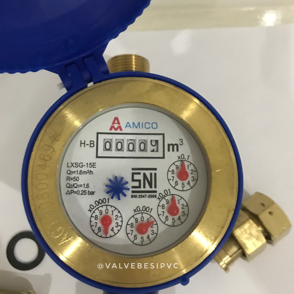 Watermeter Amico / Water meter Amico / meteran air /flow meter 3/4"