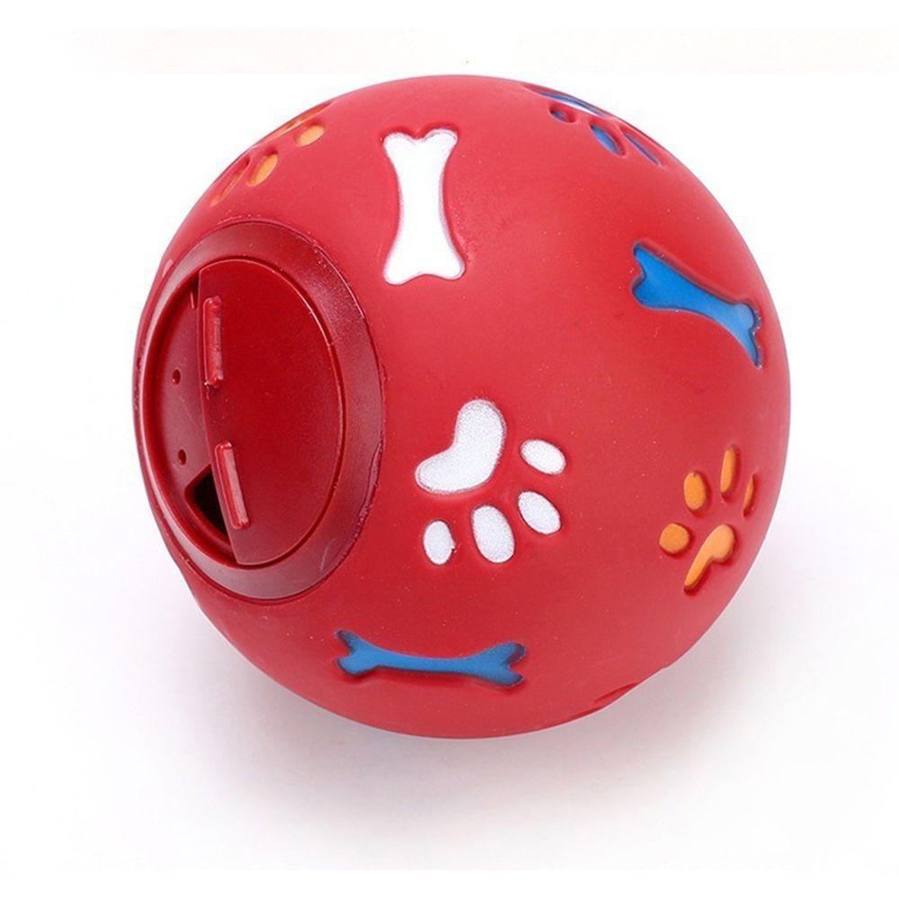 REBUY Rebuy Dog Ball Toys Puzzle Resistant Shrieking Dispenser Interaktif Mencicit Anjing Membersihkan Kebocoran Makanan