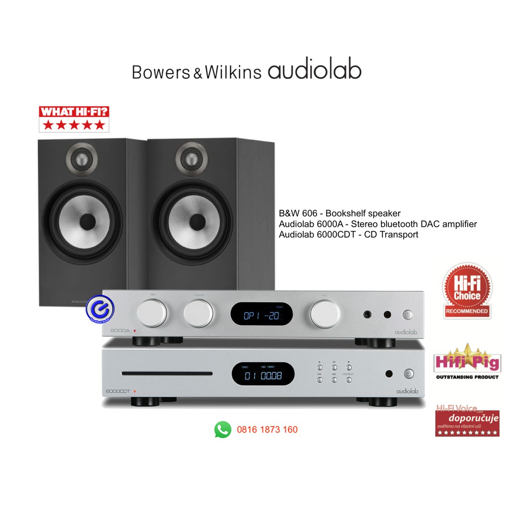 amplifier for b&w 606