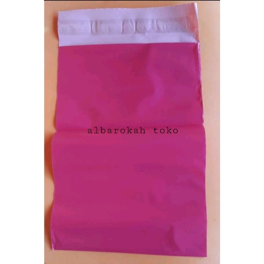 Plastik POLYMAILER premium warna pink, putih dan hitam / amplop plastik untuk packing paket online