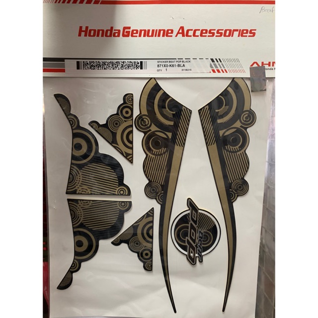 Stiker Beat Pop Honda