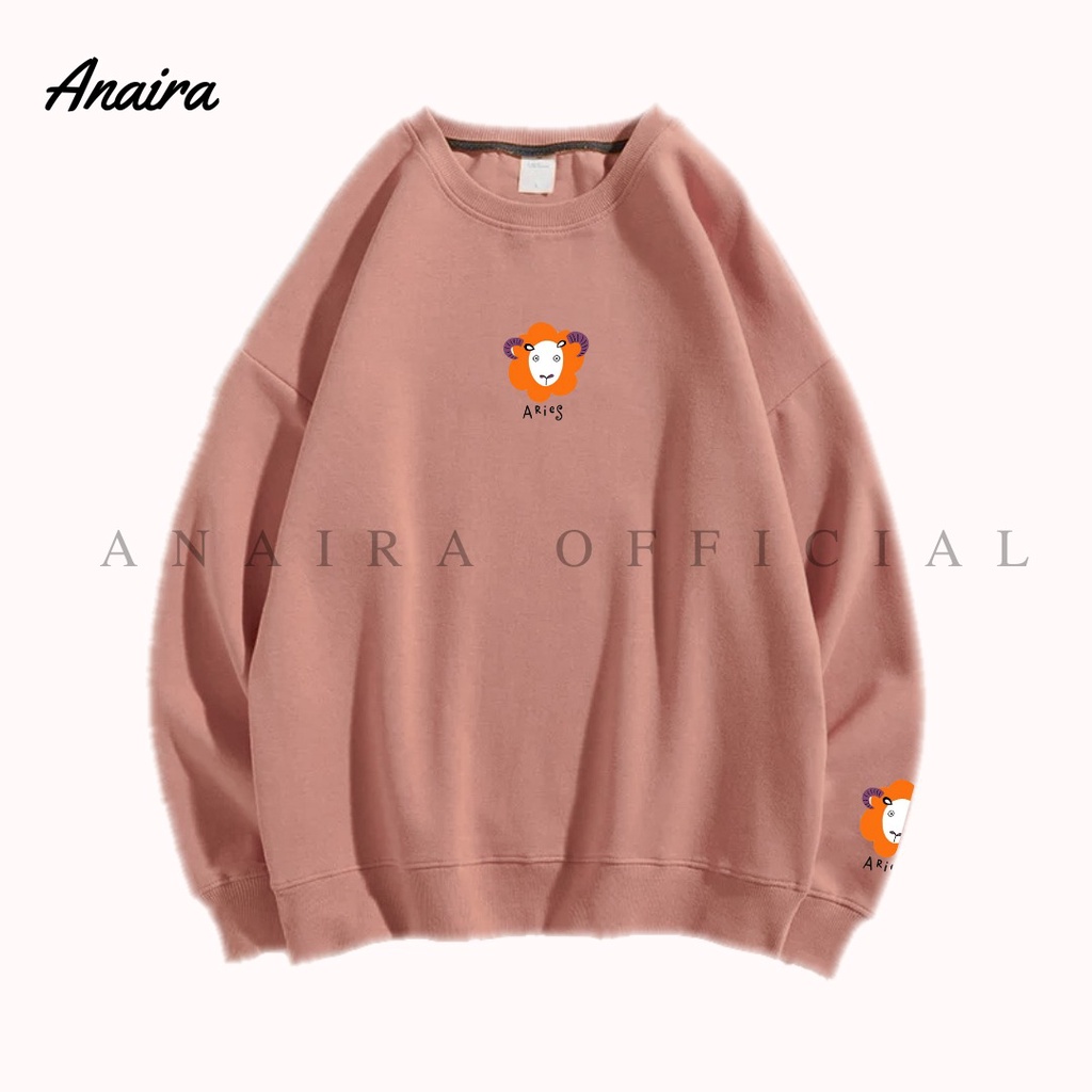 ARIES SWEATER CREWNECK WANITA ANAIRAOFFICIAL
