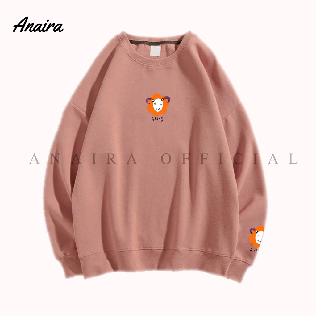 ARIES SWEATER CREWNECK WANITA ANAIRAOFFICIAL