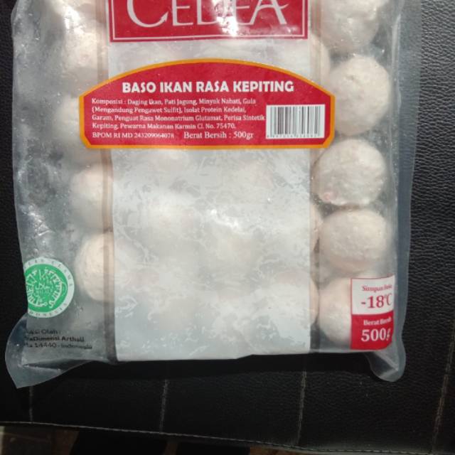 

Baso ikan rasa kepiting/cedea 509gr