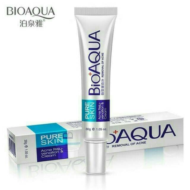 BIOAQUA REMOVAL OF ACNE PURE SKIN ( ACNE REJU-VENATION & CREAM )