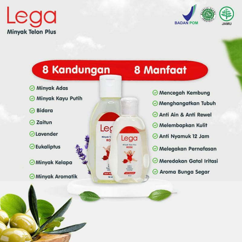 Lega Minyak Telon Plus Anti Nyamuk 70 ml