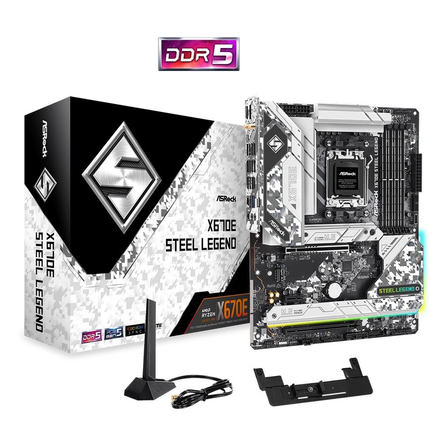 Motherboard Asrock X670E Steel Legend Motherboard AMD Socket AM5