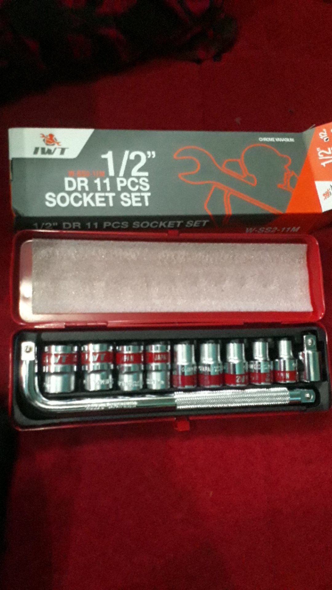Socket Set Kunci Shock Iwt 1/2inch Drive 8-24mm