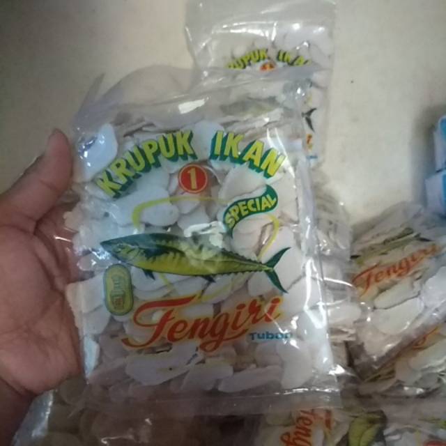 

(Potongan kecil) Krupuk ikan Guci Toak Tuban & Polosan 250gr