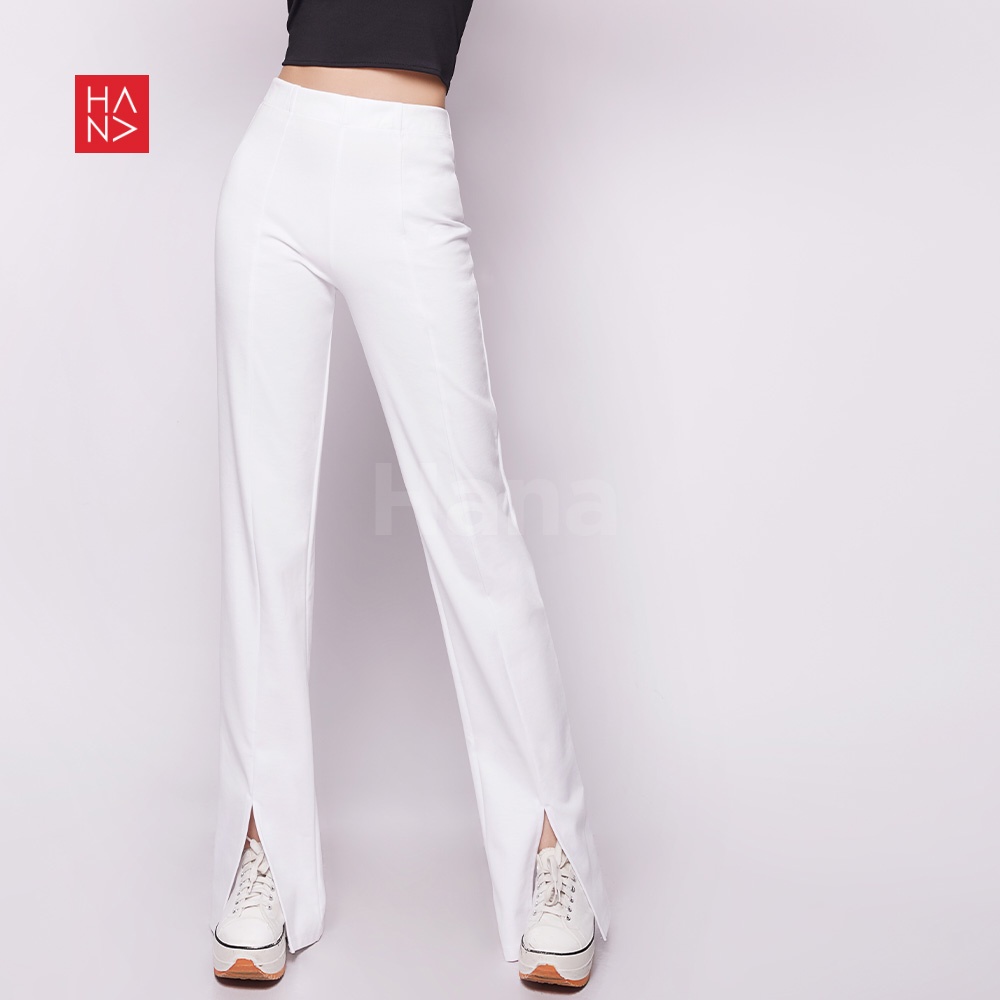 HanaFashion JKT - Margo Slim Slit Pants Celana Panjang - LP137