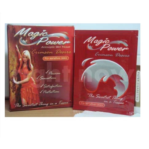 Tissue / Tisu Magic Power Crimson Desire Merah