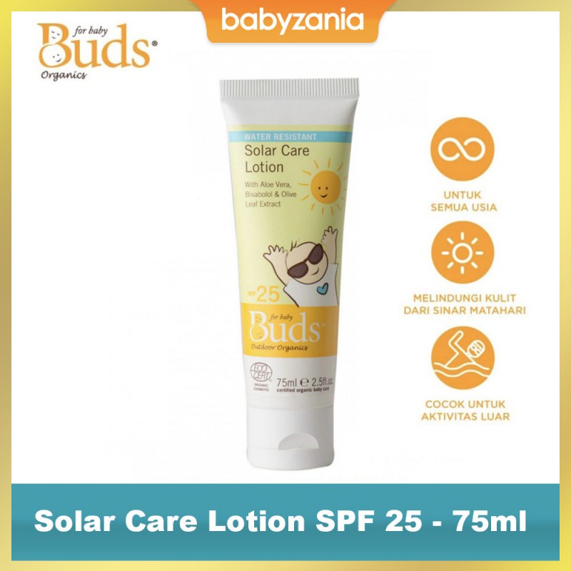 Buds Everyday Organics Solar Care Lotion Sunblock Bayi SPF 25 - 75 ml