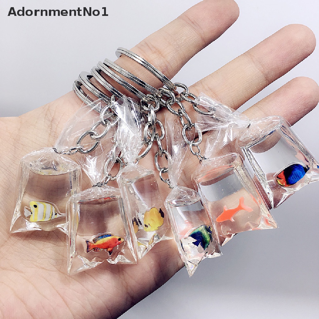 (AdornmentNo1) Gantungan Kunci Bentuk Ikan Mas Bahan Resin Charms