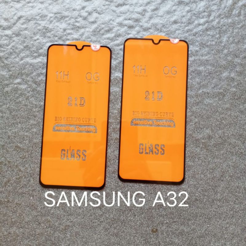 Tempered glass Samsung A22 4G . A22 5G . A32 . A52 4G / A52 5G / A52S . A33 5G . A53 5G full layar anti gores kaca screen guard pelindung layar