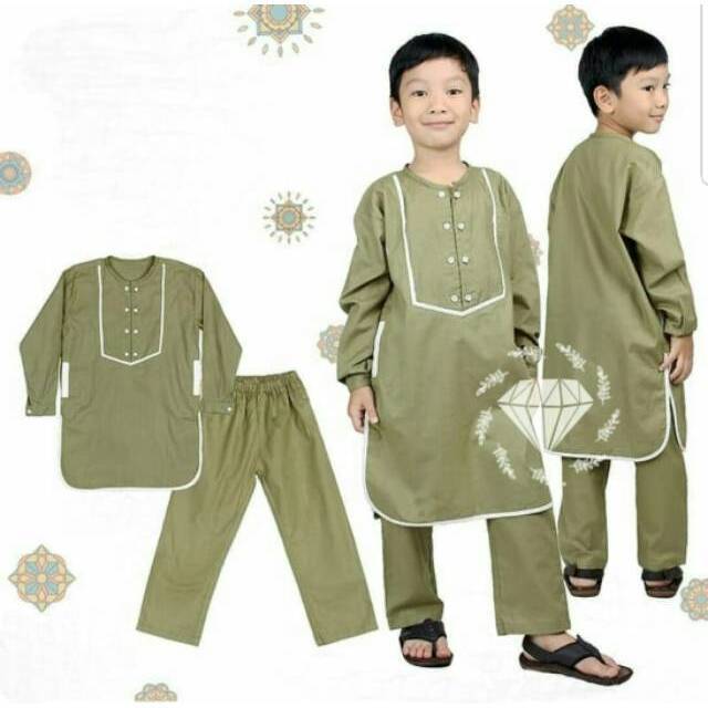 SET KOKO RAFATAR KID ANAK, KATUN, KEMEJA KOKO