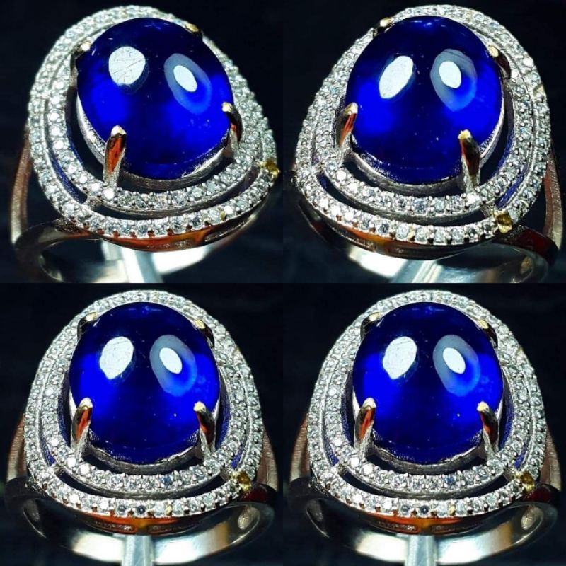 natural vivit royale blue sapphire crystal HQ