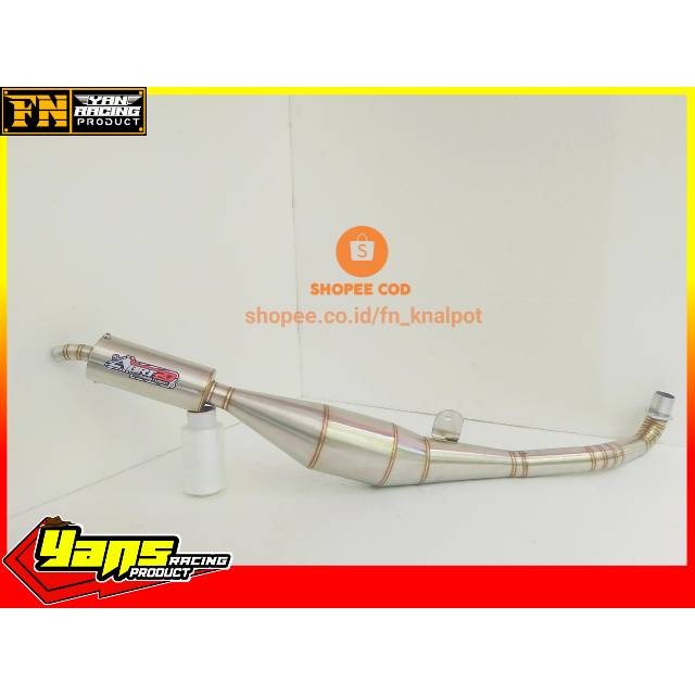 Knalpot Fiz R standar racing ABRT20 full stainles
