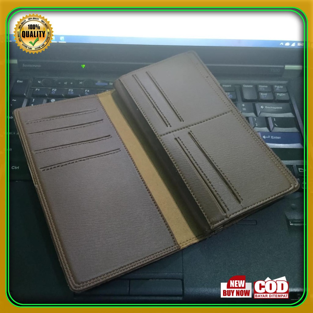 ORIGINAL Dompet Panjang Pria Sintetik PVC kasual