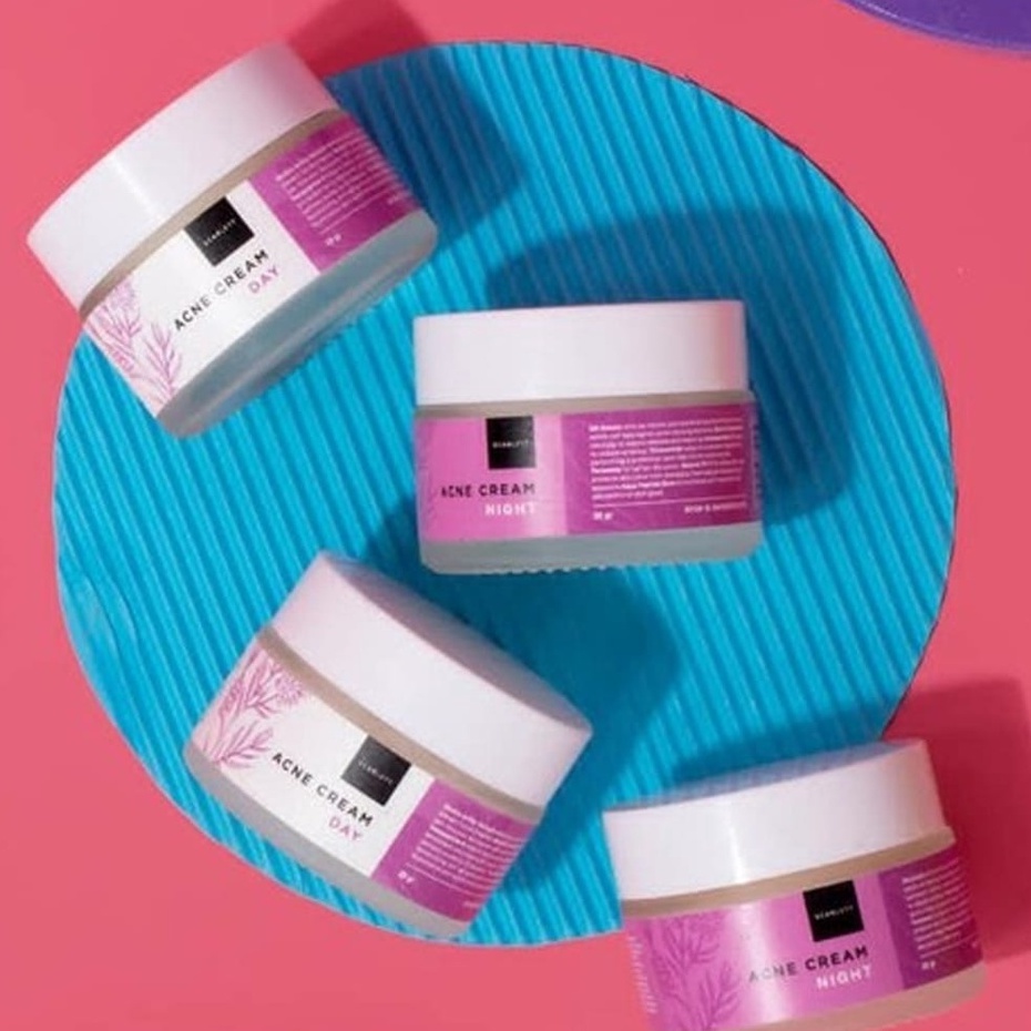 Paket HEMAT Skincare scarlet Acne Cream Night Scarlet cream malam acne cream night acne night cream 
