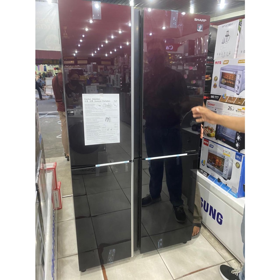 KULKAS 4 PINTU SHARP SJ-IF85PG-GR QUEEN SERIES