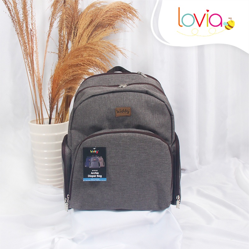 Kiddy Tas Gemblok Anak / Tas Ransel Bayi / Tas Perlengkapan Bayi / Diaper Bag Bayi Series Archie