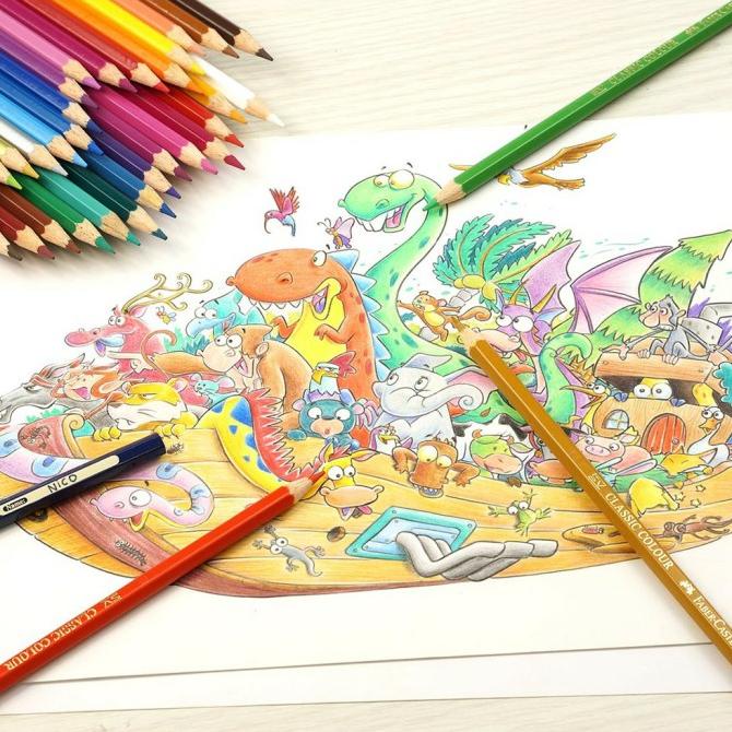 

Pensil Warna Faber Castell 24 Classic Kemasan Kaleng (Tin Case) Dijamin Puas