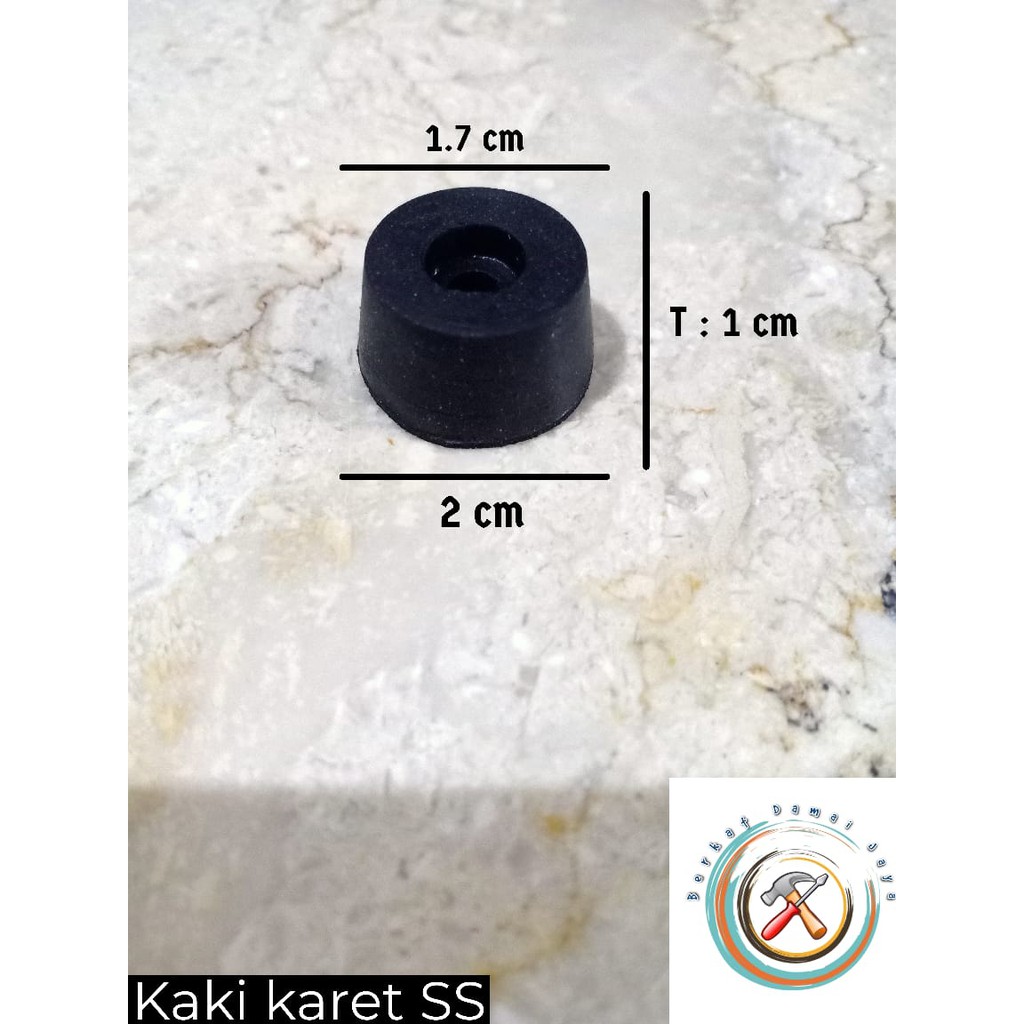 kaki karet ss / pengaman furniture / tatakan alas kaki kursi dan meja
