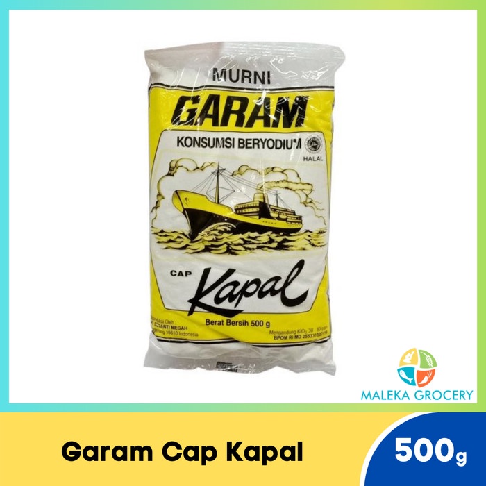 

Garam Cap Kapal 500 gram | Bumbu Dapur | Sembako