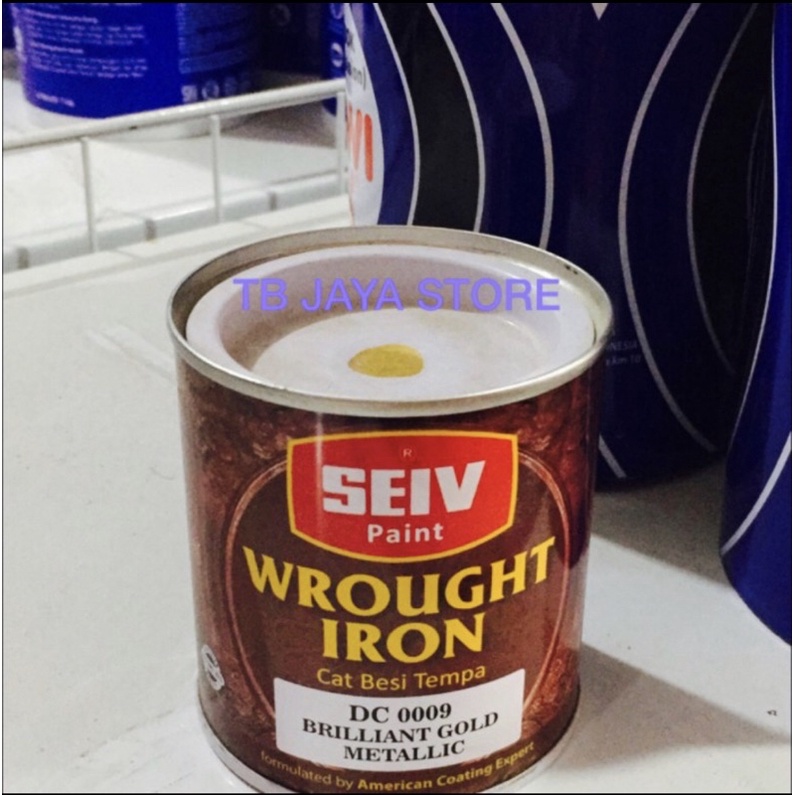 SEIV CAT BESI TEMPA SEIV BRILLIANT GOLD METALLIC DC 0009 (250 ML)