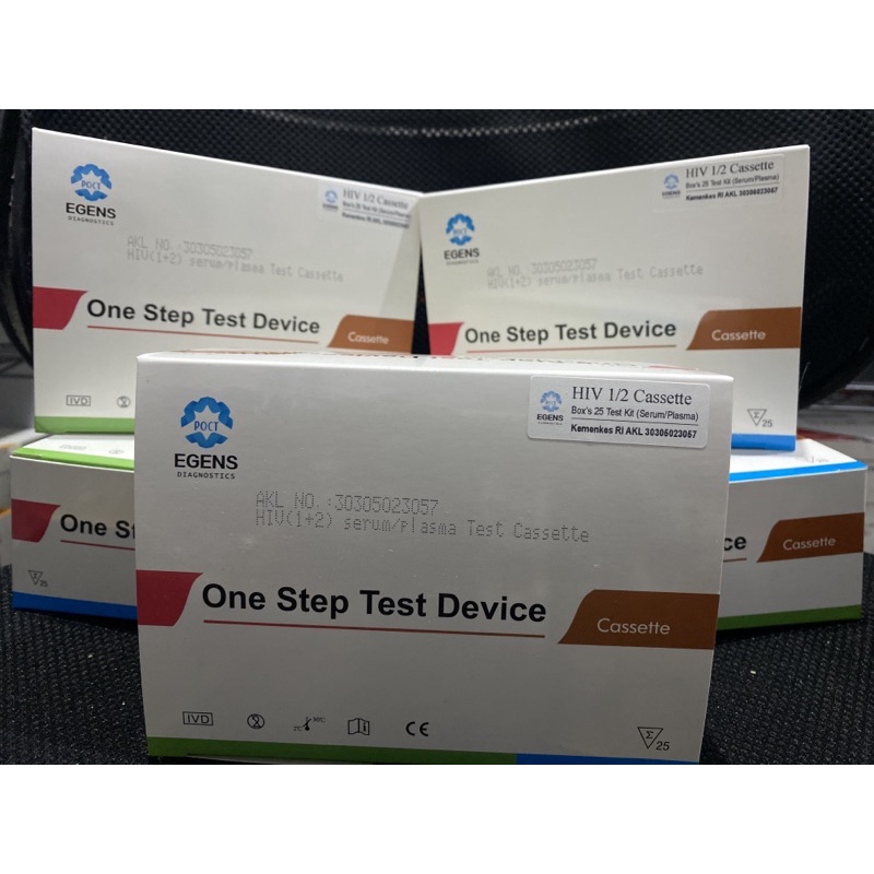 Rapid Test HIV Mrek EGENS 25’s