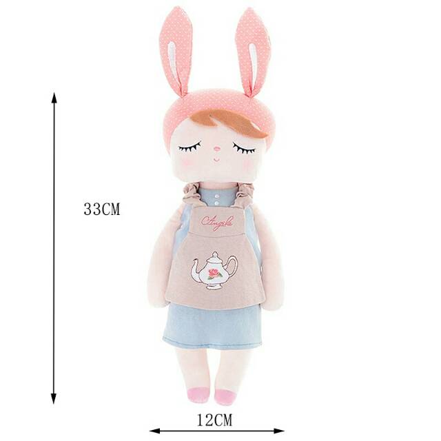 MOMBABY1 Boneka Metoo Angela Baby Teko Sepeda dan Puding atau Kado Mainan Anak Perempuan Boneka Angela Baby