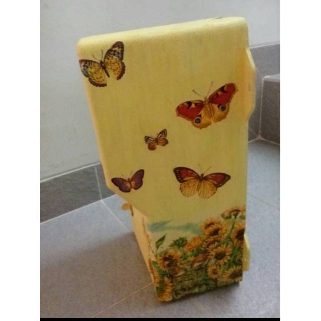 

box listrik decoupage pascabayar/jadul #sunflower (motif terlaris sejak 2017)