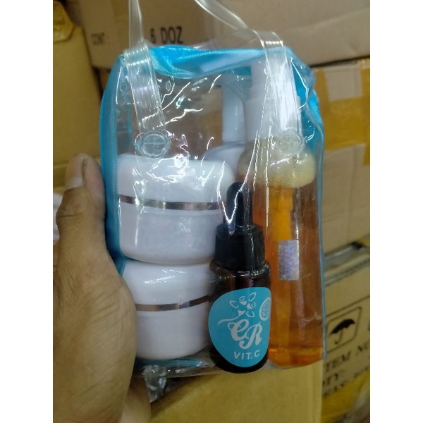 Paket Cr Biru Holo Mds Bagus 4in1( siang malam sabun toner)