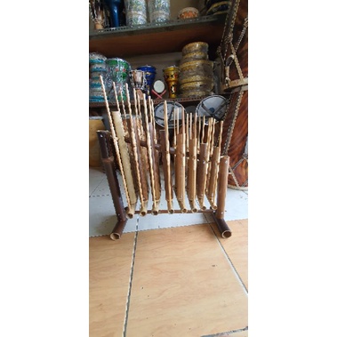 angklung 1 oktaf bambu hitam