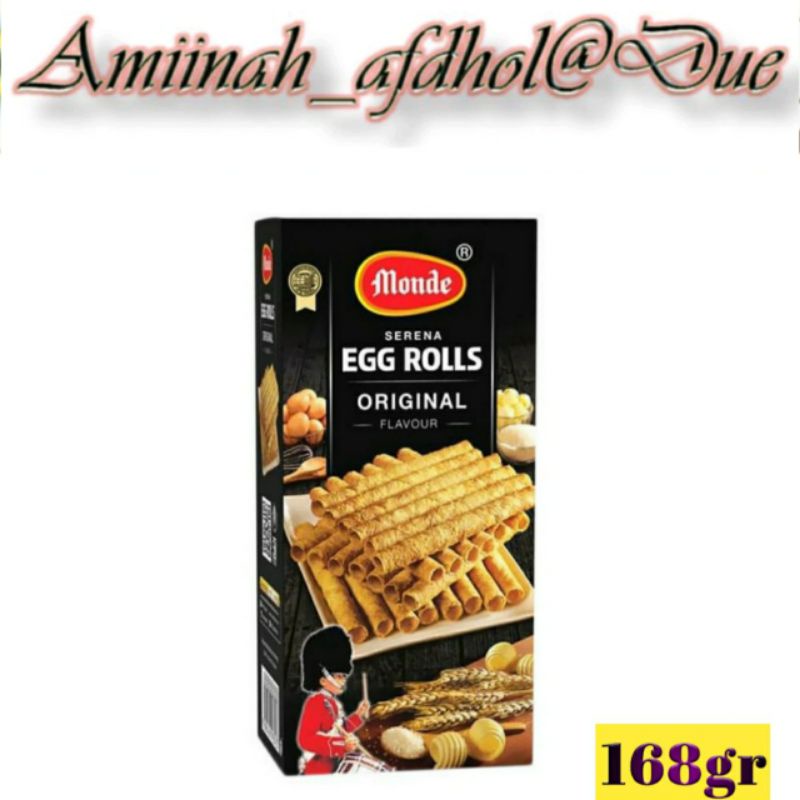 

Monde Egg Roll Original Biskuit [168gr]