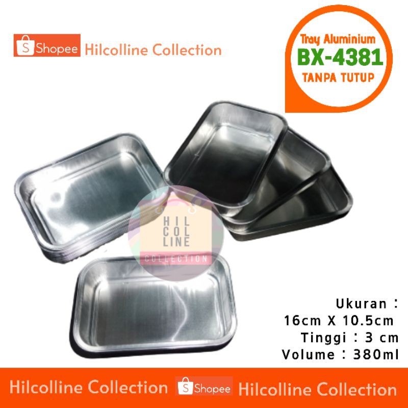 @10pcs Aluminium Foil Cup BX4381 Tanpa Tutup