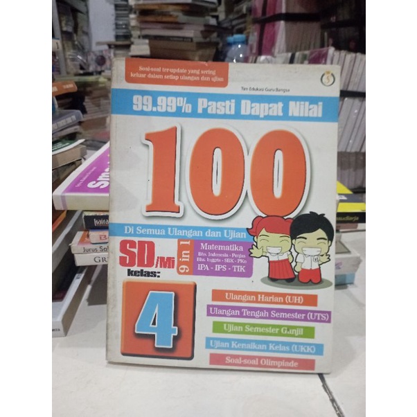 Buku Pr Matematika Setahun / LATIHAN SOAL SD / RPAL / RPUL / BHS INDONESIA / BHS INGGRIS / GUDANG SOAL / SOAL - SOAL MATEMATIKA / IPA / WIN-WIN MATEMATIKA SD / MURAH ORIGINAL-100 ULANGAN KLS 4