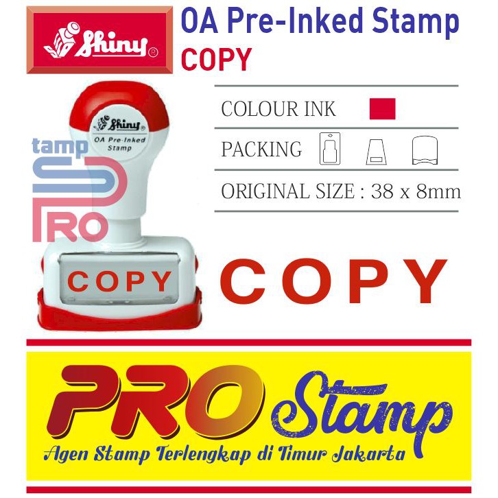 

Stempel OA Pre-Inked / COPY