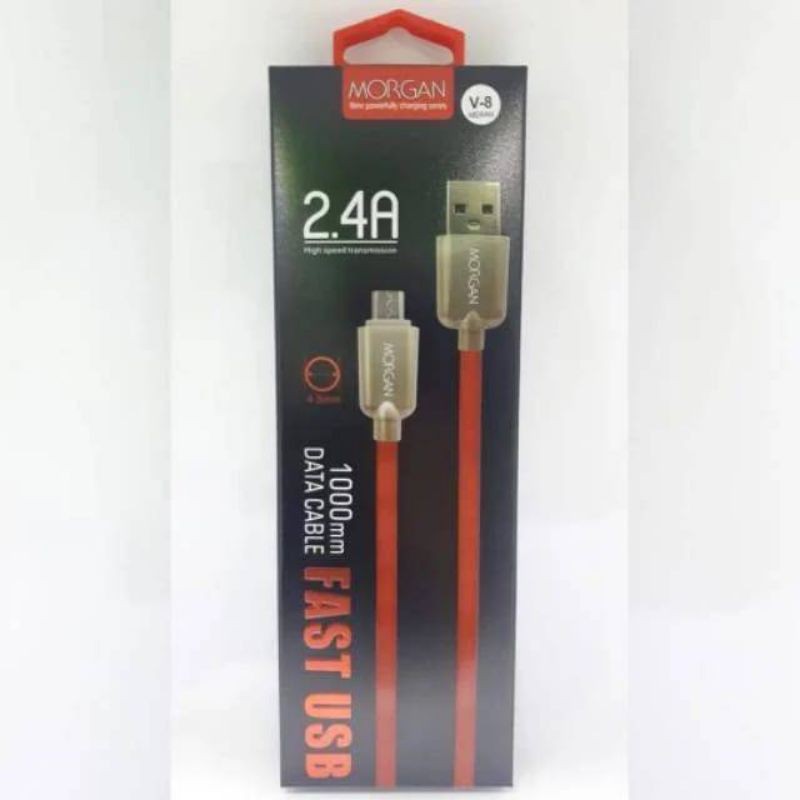 Kabel Data Morgan Micro Usb 2.4A Fast Charging